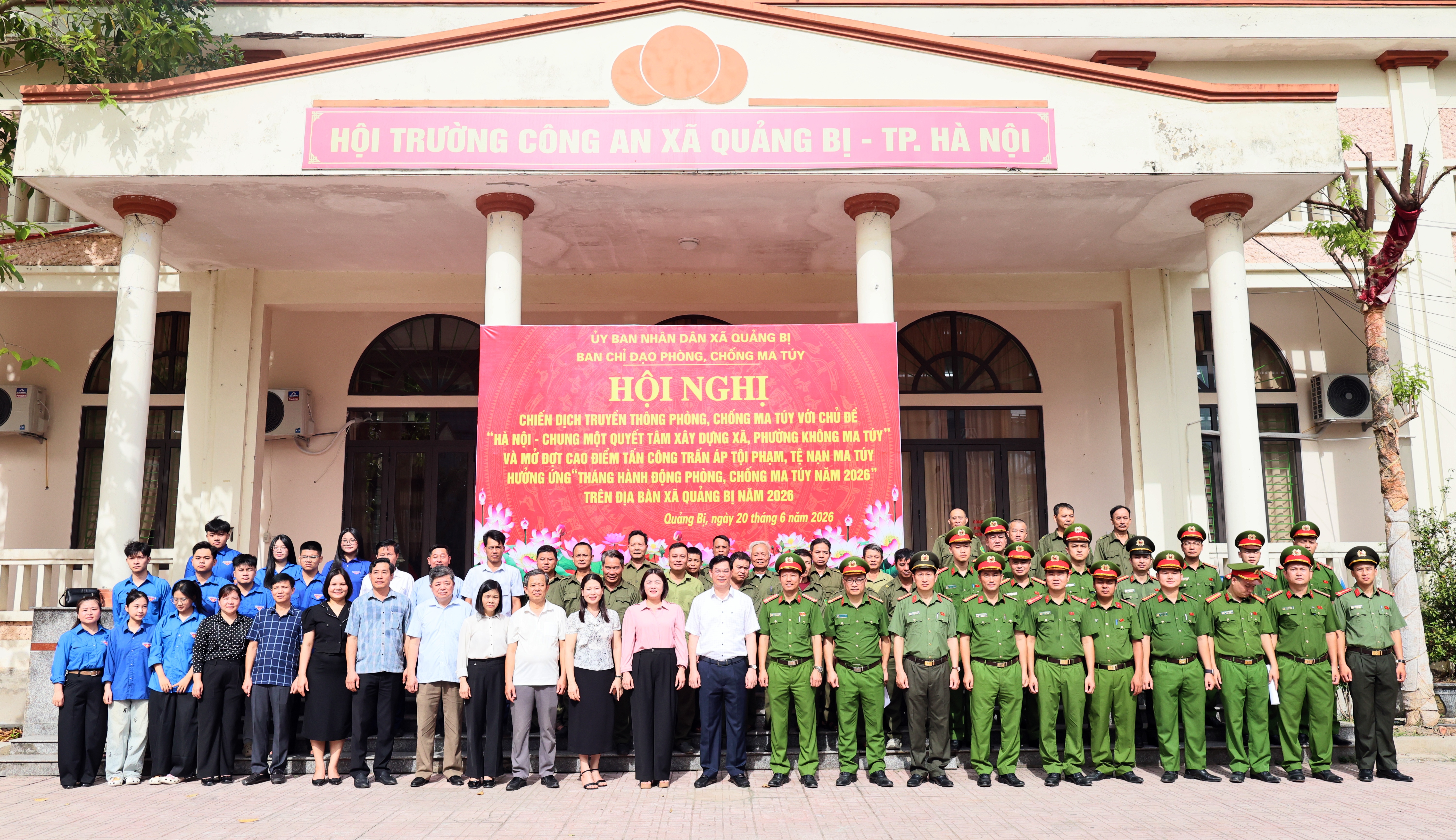 Xã Quảng Bị đồng loạt ra quân cao điểm phòng, chống ma túy, quyết tâm xây dựng địa bàn không ma túy