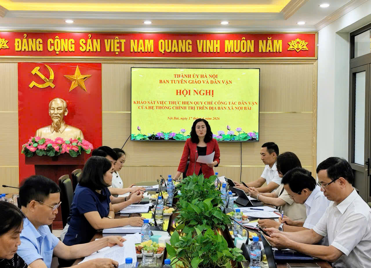 Xã Nội Bài đổi mới công tác dân vận, phát huy sức mạnh đồng thuận từ cơ sở