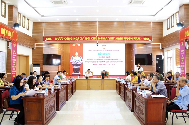 Mặt trận Phường Phú Thượng nâng cao vai trò phản biện xã hội trong tham gia xây dựng chính quyền