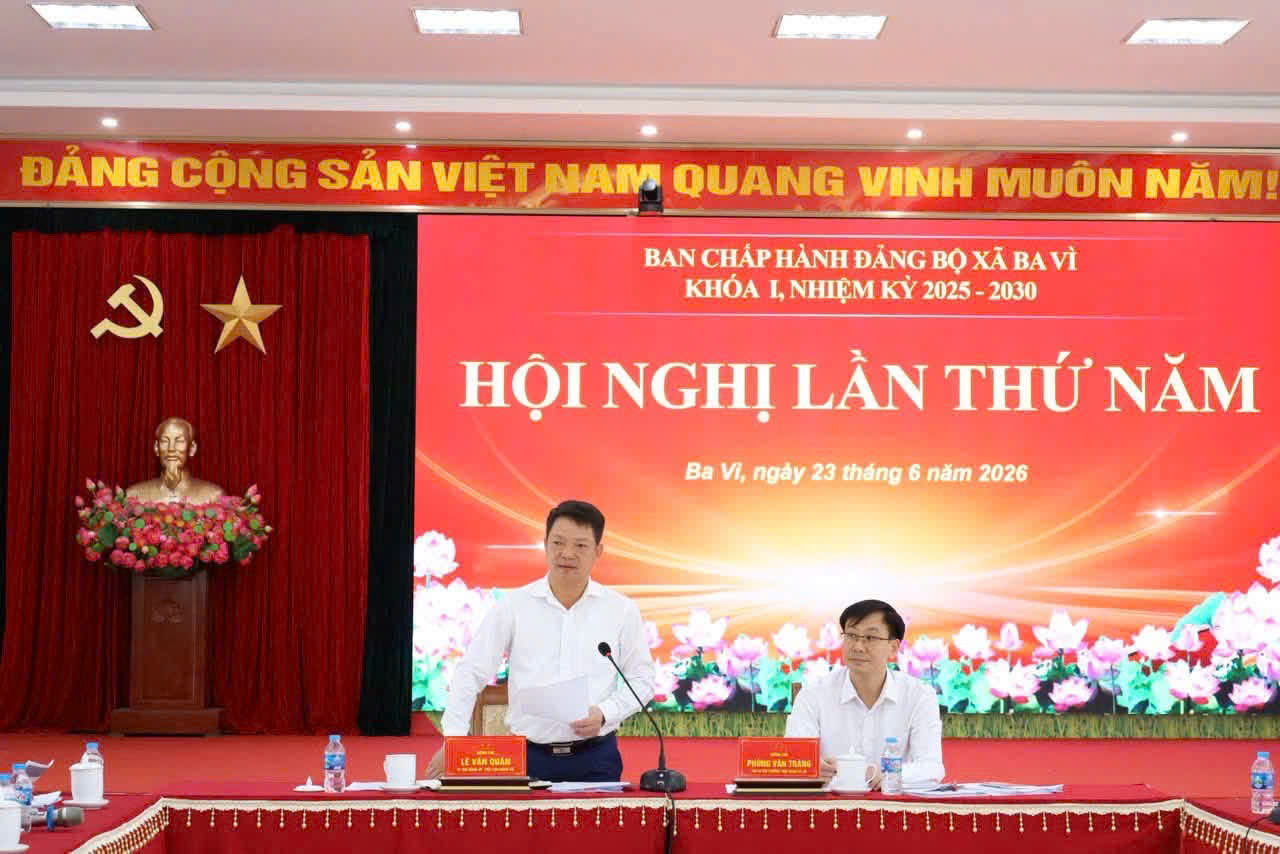 Đảng bộ xã Ba Vì tập trung kiện toàn tổ chức cơ sở đảng, tạo động lực hoàn thành nhiệm vụ năm 2026