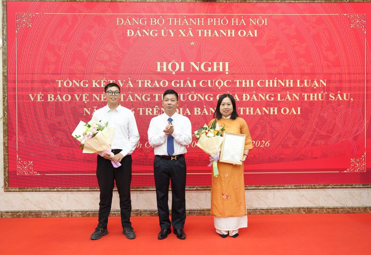 Đảng ủy xã Thanh Oai lan tỏa sức mạnh đấu tranh bảo vệ nền tảng tư tưởng của Đảng từ Cuộc thi chính luận năm 2026