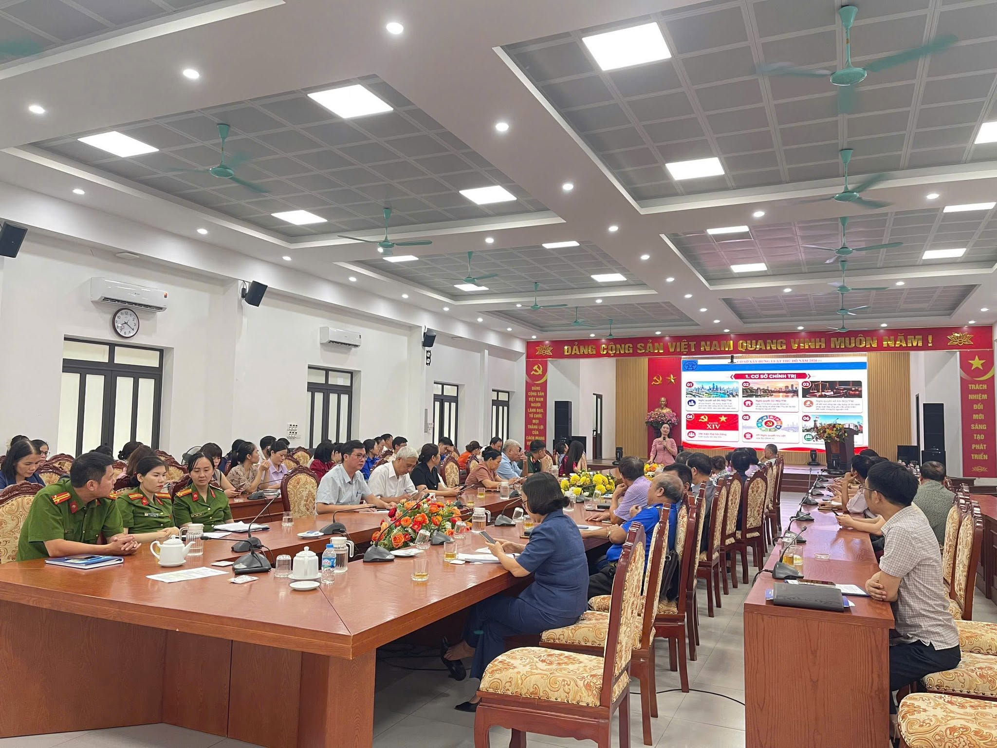 Ủy ban MTTQ Việt Nam phường Thượng Cát nâng cao nhận thức pháp luật, đưa Luật Thủ đô năm 2026 đến gần cơ sở