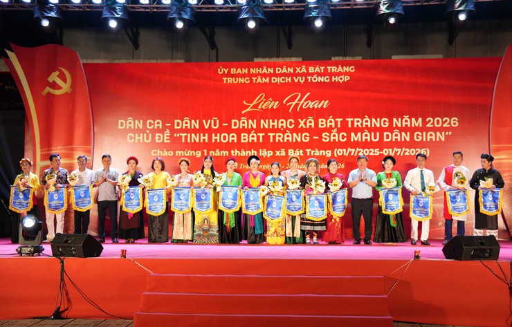 Liên hoan Dân ca - Dân vũ - Dân nhạc xã Bát Tràng năm 2026 lan tỏa giá trị truyền thống