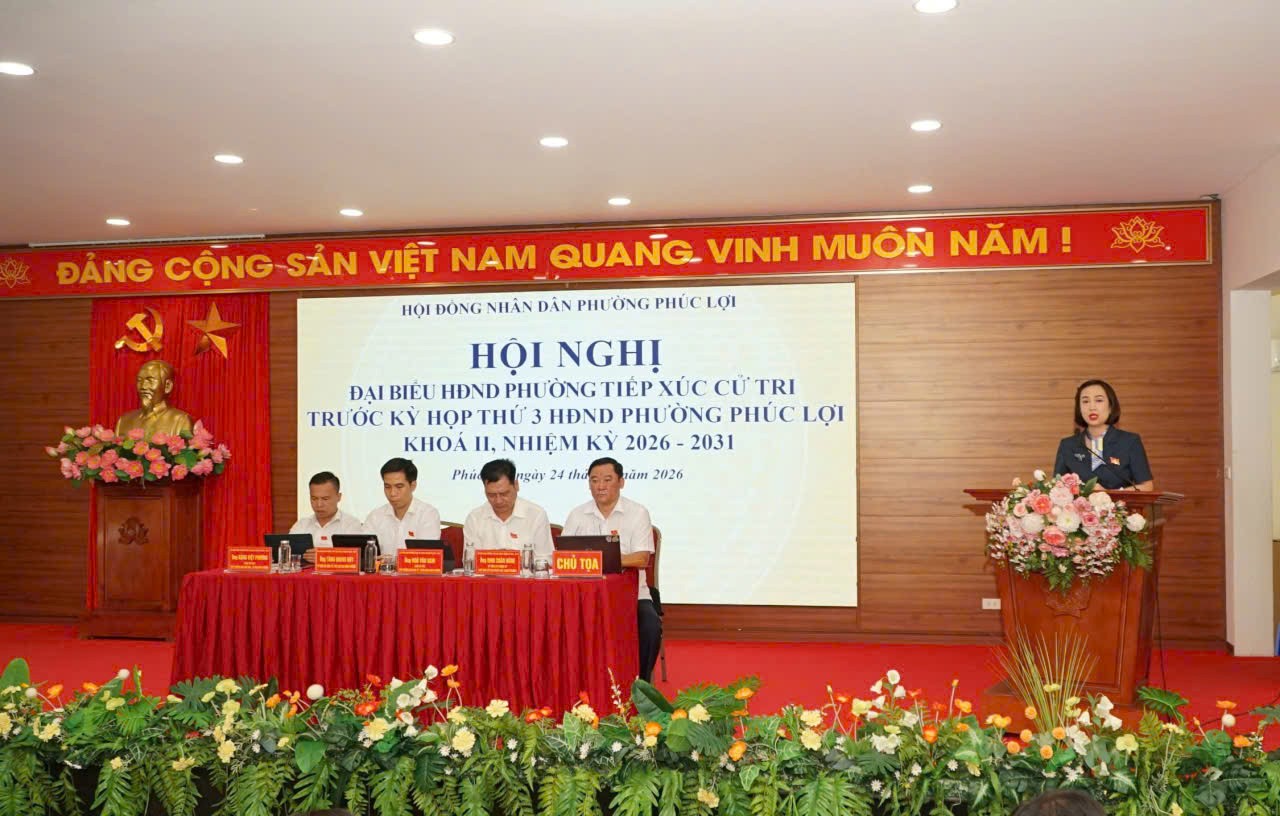 Phường Phúc Lợi lắng nghe ý kiến cử tri, tập trung tháo gỡ các vấn đề dân sinh trước kỳ họp HĐND phường