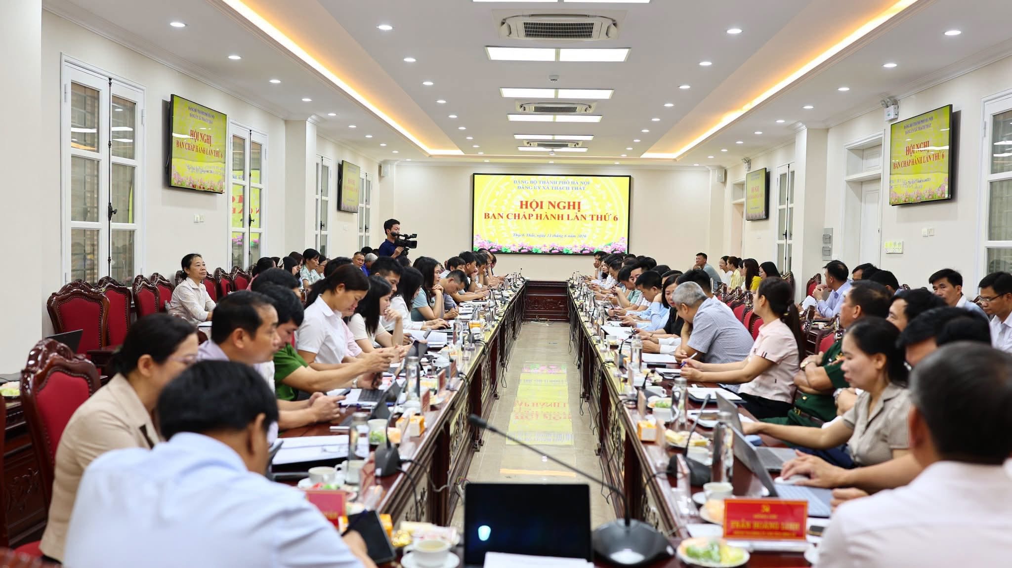 Đảng bộ xã Thạch Thất xác định nhiệm vụ trọng tâm 6 tháng cuối năm, tạo nền tảng hoàn thành mục tiêu phát triển giai đoạn 2026-2030