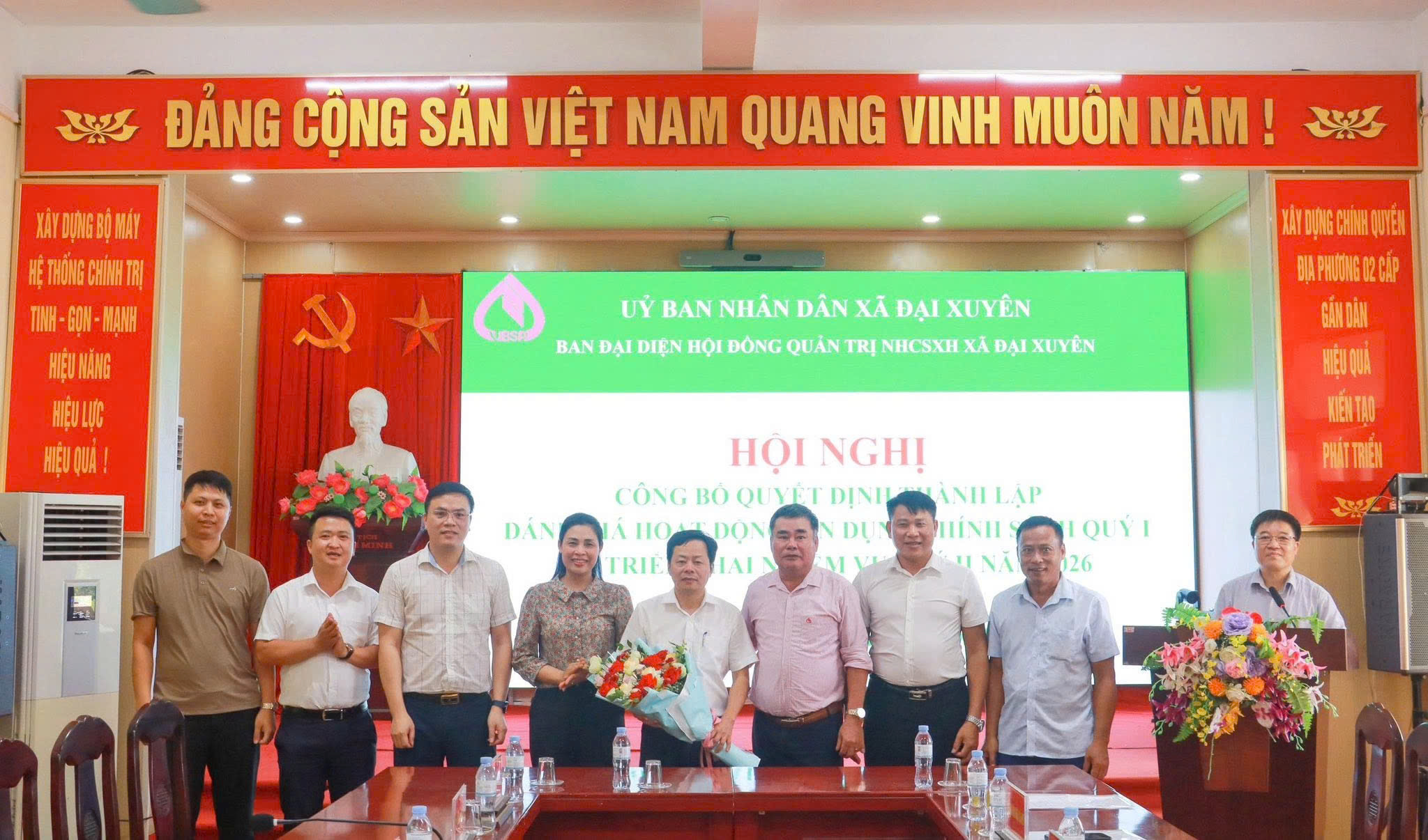 UBND xã Đại Xuyên nâng cao hiệu quả tín dụng chính sách, tạo động lực phát triển kinh tế và bảo đảm an sinh xã hội