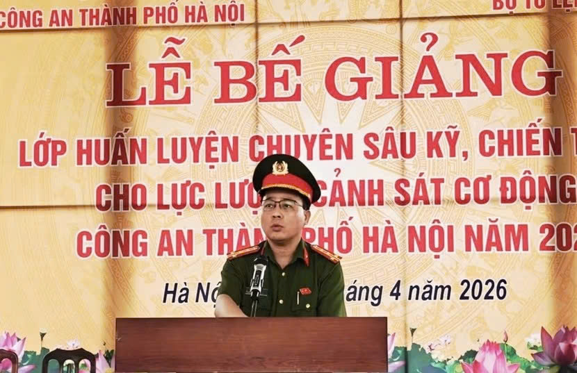 CATP Hà Nội nâng cao sức chiến đấu lực lượng Cảnh sát đặc nhiệm qua khóa huấn luyện chuyên sâu