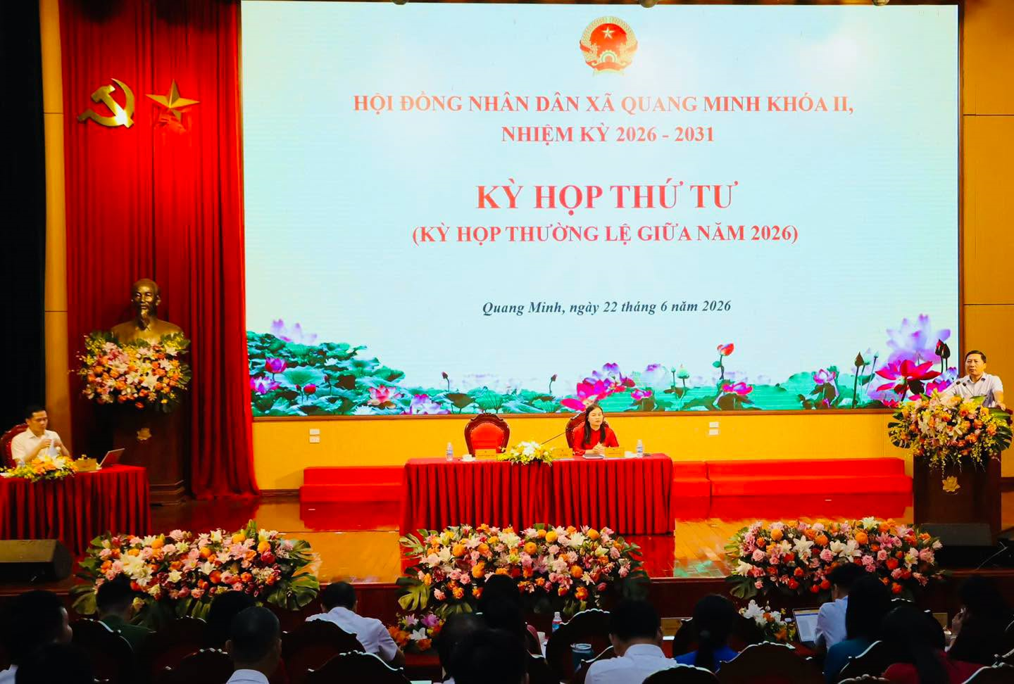 HĐND xã Quang Minh thông qua nhiều nghị quyết quan trọng, tạo động lực hoàn thành nhiệm vụ phát triển năm 2026