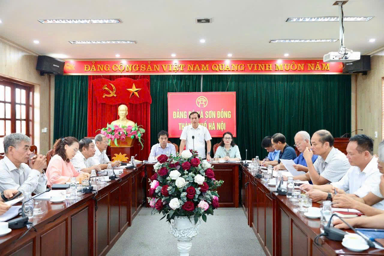 Xã Sơn Đồng thành lập Ban Tư vấn MTTQ khóa I, phát huy trí tuệ đội ngũ cán bộ giàu kinh nghiệm