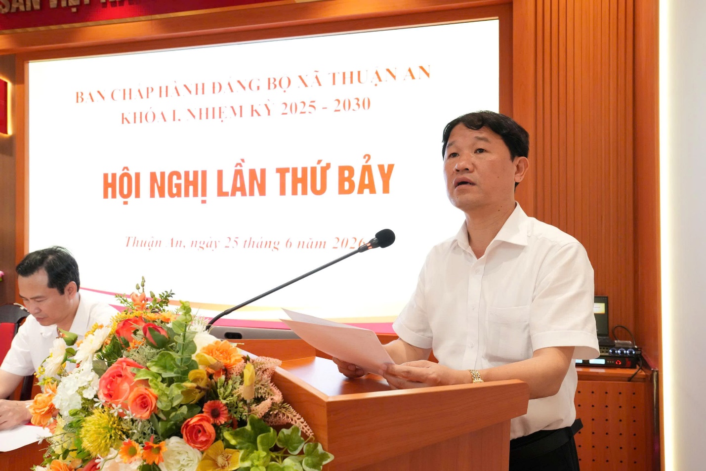 Xã Thuận An thống nhất phương án sắp xếp thôn, tổ dân phố, tạo nền tảng kiện toàn tổ chức ở cơ sở