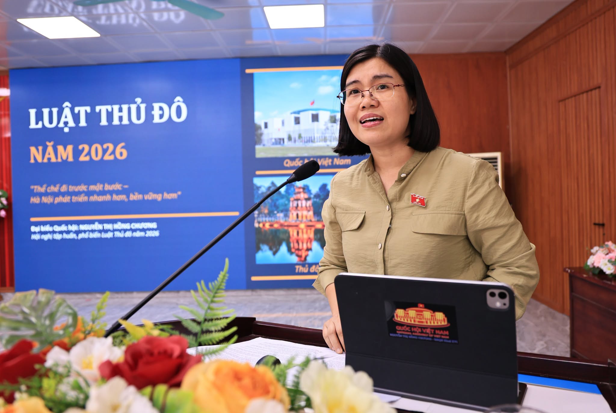 Xã Hòa Xá đẩy mạnh tuyên truyền Luật Thủ đô, nâng cao nhận thức pháp luật cho đội ngũ cán bộ cơ sở