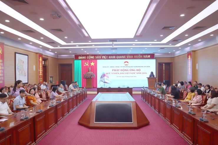 Phường Từ Liêm phát động ủng hộ Quỹ “Vì biển, đảo Việt Nam” năm 2026