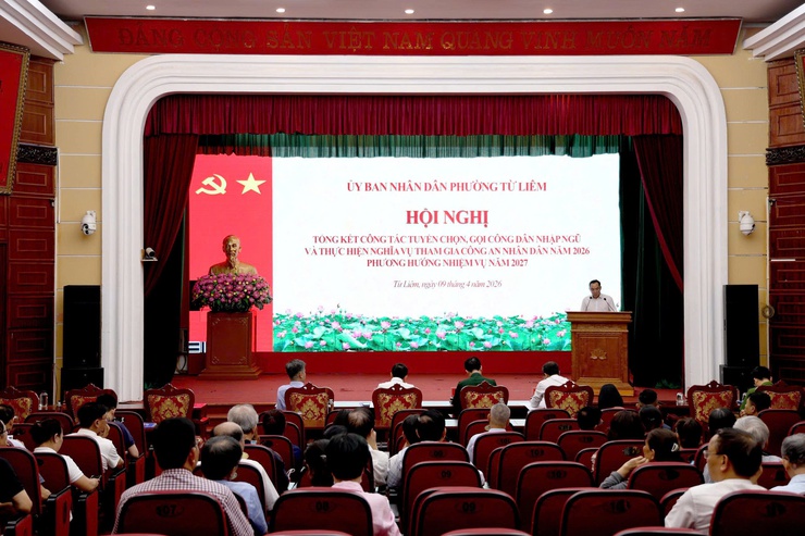 Phường Từ Liêm hoàn thành 100% chỉ tiêu tuyển quân năm 2026, khen thưởng nhiều tập thể, cá nhân tiêu biểu