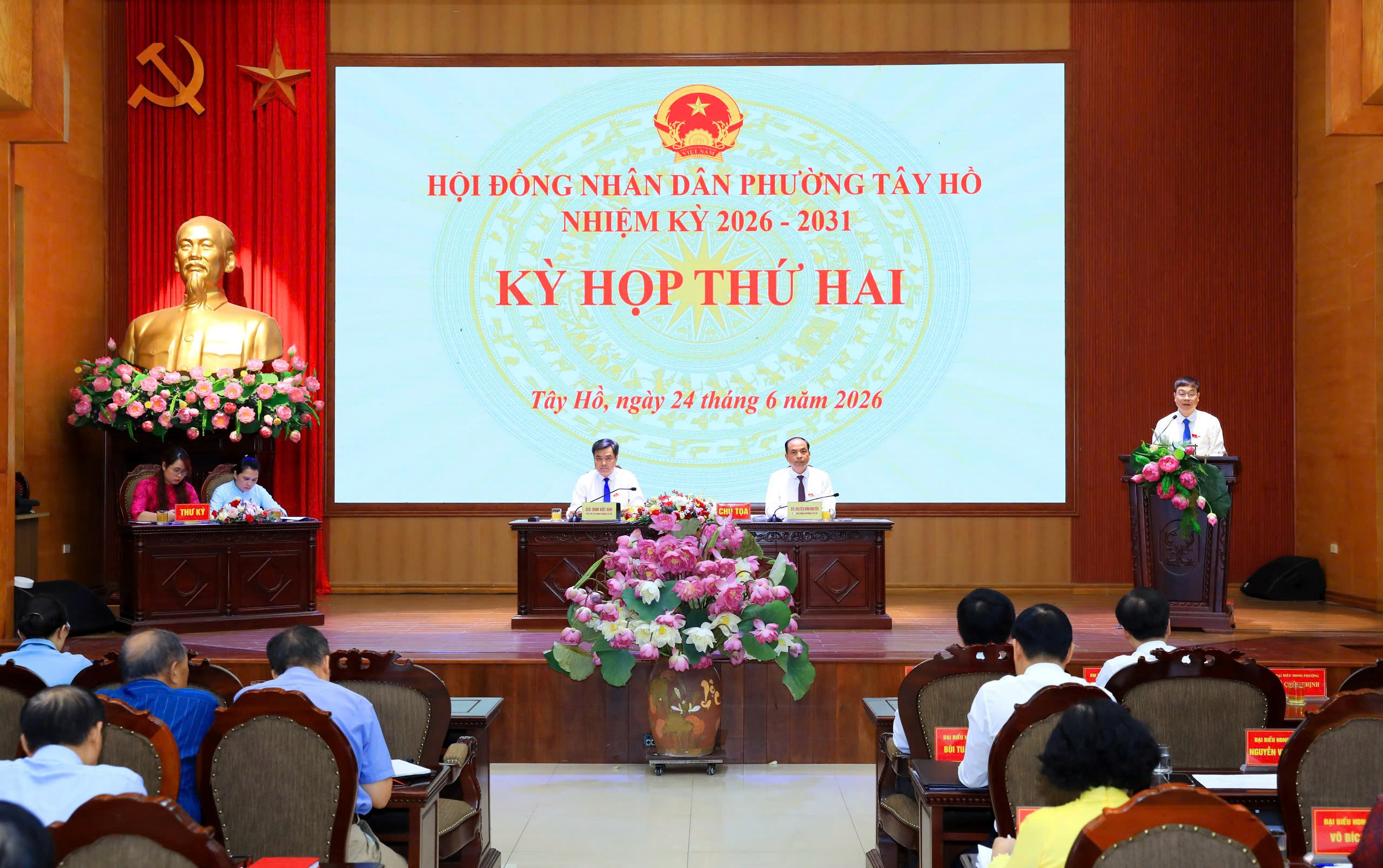 HĐND phường Tây Hồ quyết nghị nhiều nhiệm vụ trọng tâm, tạo động lực tăng trưởng giai đoạn 2026-2030