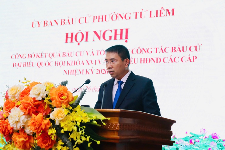 Phường Từ Liêm tổng kết thành công cuộc bầu cử, biểu dương nhiều tập thể, cá nhân tiêu biểu