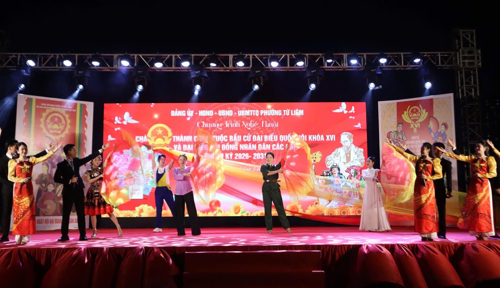 Phường Từ Liêm rực rỡ đêm nghệ thuật chào mừng thành công cuộc bầu cử đại biểu Quốc hội và HĐND các cấp