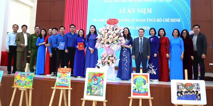 Đoàn Thanh niên phường Tây Tựu phát huy truyền thống 95 năm, khẳng định vai trò xung kích của tuổi trẻ trong giai đoạn mới
