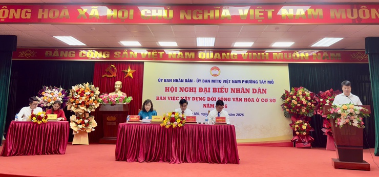 Phường Tây Mỗ phát huy sức mạnh đại đoàn kết, tạo đồng thuận xây dựng đời sống văn hóa ở cơ sở