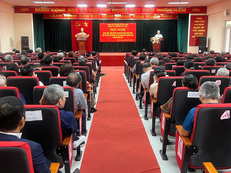 Phường Tây Mỗ quán triệt Nghị quyết Đại hội XIV của Đảng, tạo thống nhất hành động trong toàn Đảng bộ