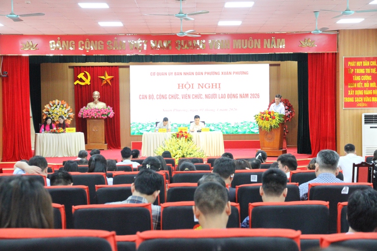 Phường Xuân Phương phát huy dân chủ, tạo động lực hoàn thành các nhiệm vụ trọng tâm năm 2026