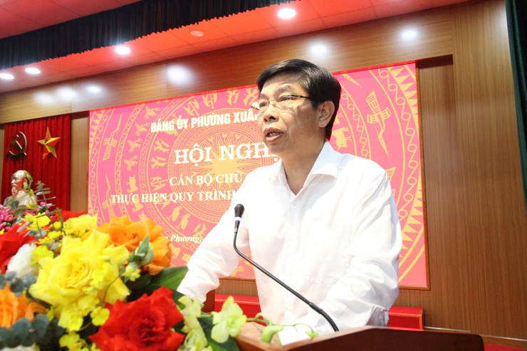 Phường Xuân Phương thực hiện quy trình giới thiệu nhân sự lãnh đạo nhiệm kỳ mới bảo đảm chặt chẽ, đúng quy định