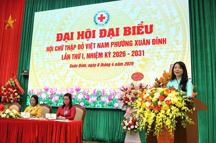 Phường Xuân Đỉnh: Đại hội Hội Chữ thập đỏ lần thứ I xác định mục tiêu xây dựng tổ chức nhân đạo chuyên nghiệp, hiện đại