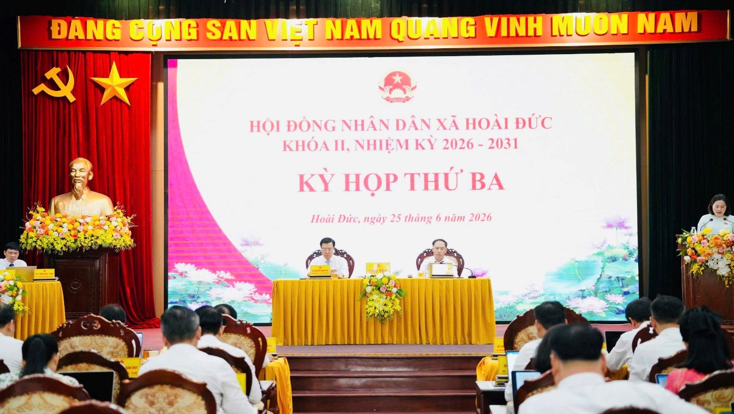 HĐND xã Hoài Đức thông qua nhiều nghị quyết quan trọng, tạo động lực phát triển trong giai đoạn mới
