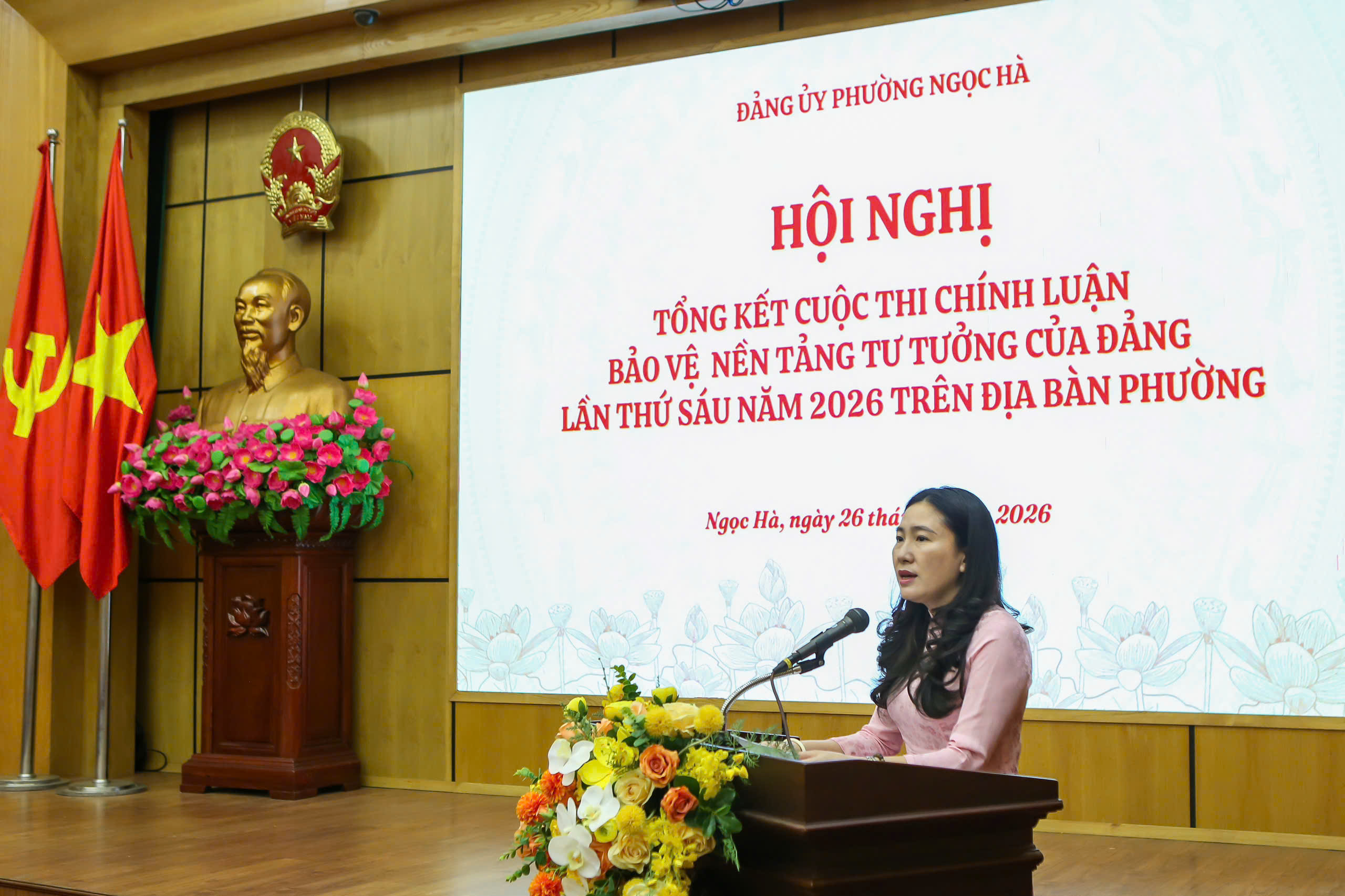Đảng bộ phường Ngọc Hà lan tỏa sức mạnh chính luận, ươm mầm “lá chắn tư tưởng” từ cơ sở