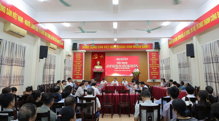 Đảng ủy xã Phú Nghĩa thống nhất phương án kiện toàn chi bộ thôn, nâng cao năng lực lãnh đạo ở cơ sở