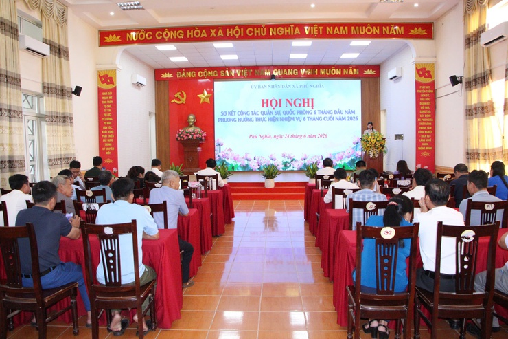 UBND xã Phú Nghĩa nâng cao chất lượng nhiệm vụ quân sự, quốc phòng, giữ vững thế trận quốc phòng toàn dân