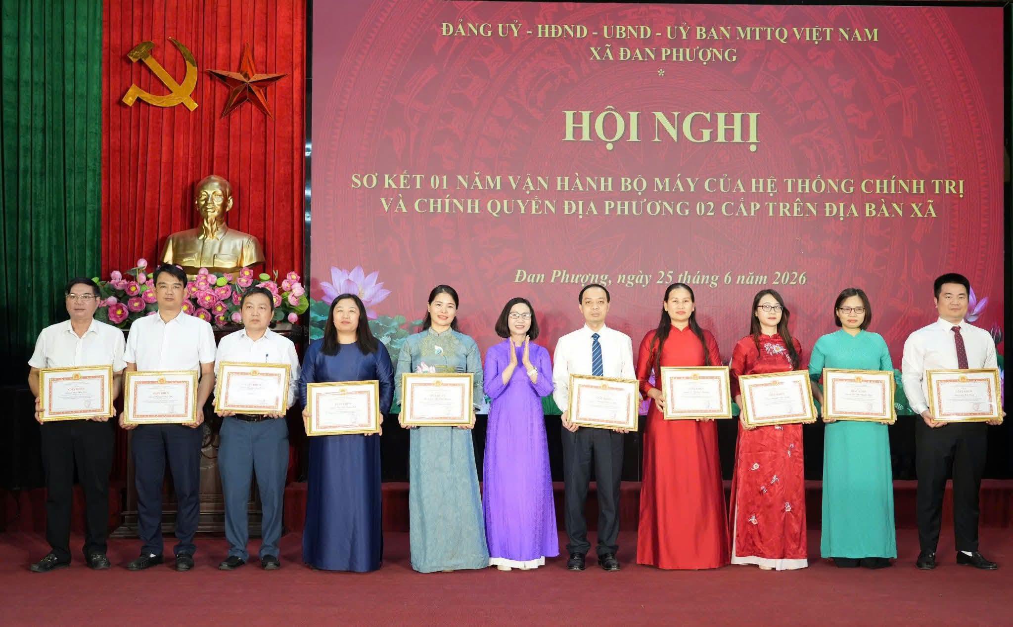 Xã Đan Phượng tổng kết một năm vận hành mô hình chính quyền địa phương hai cấp, khẳng định hiệu quả đổi mới trong quản trị địa phương