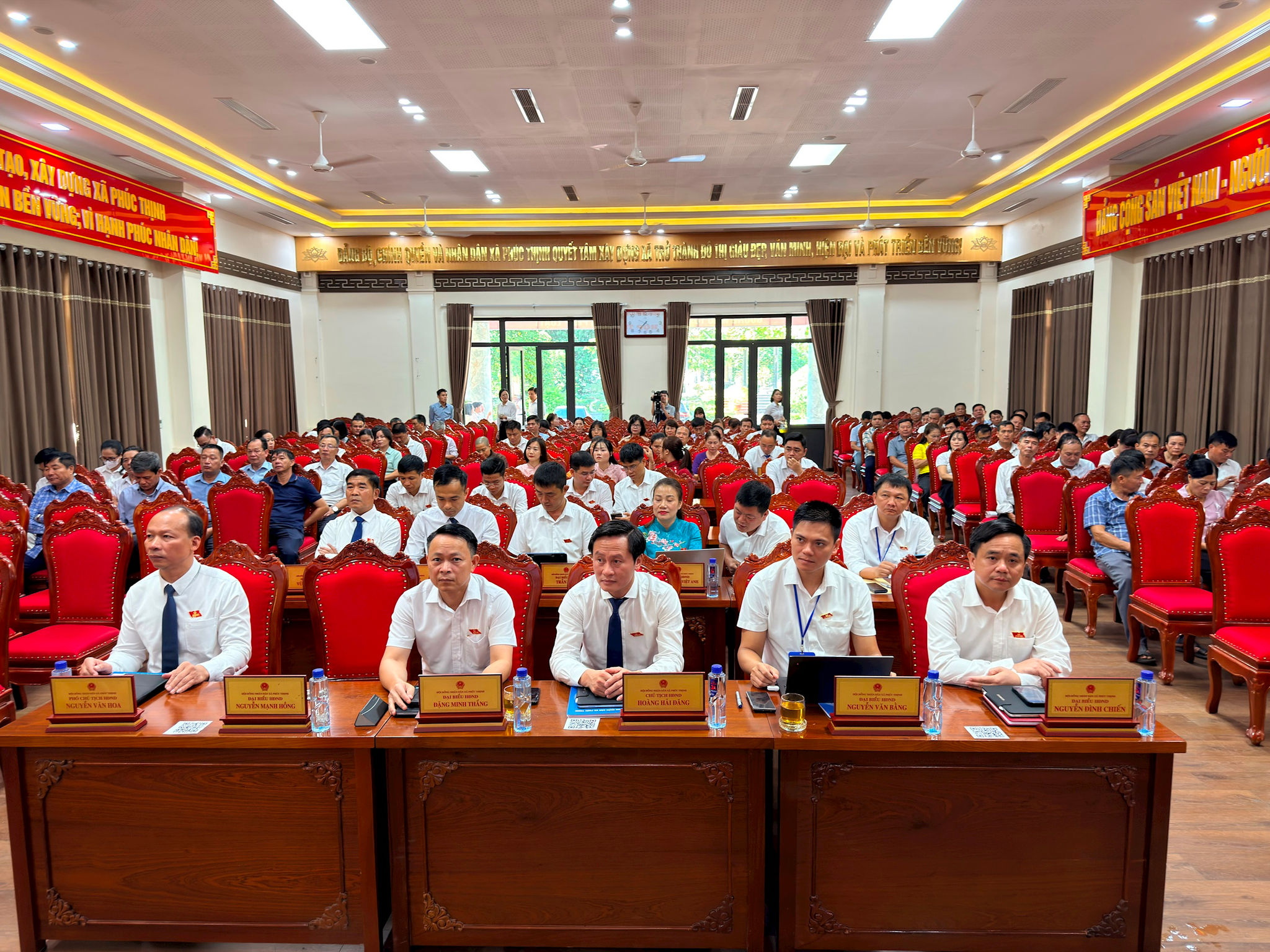 Xã Phúc Thịnh: Thông qua Đề án thành lập, sắp xếp, tổ chức lại các thôn, tổ dân phố 