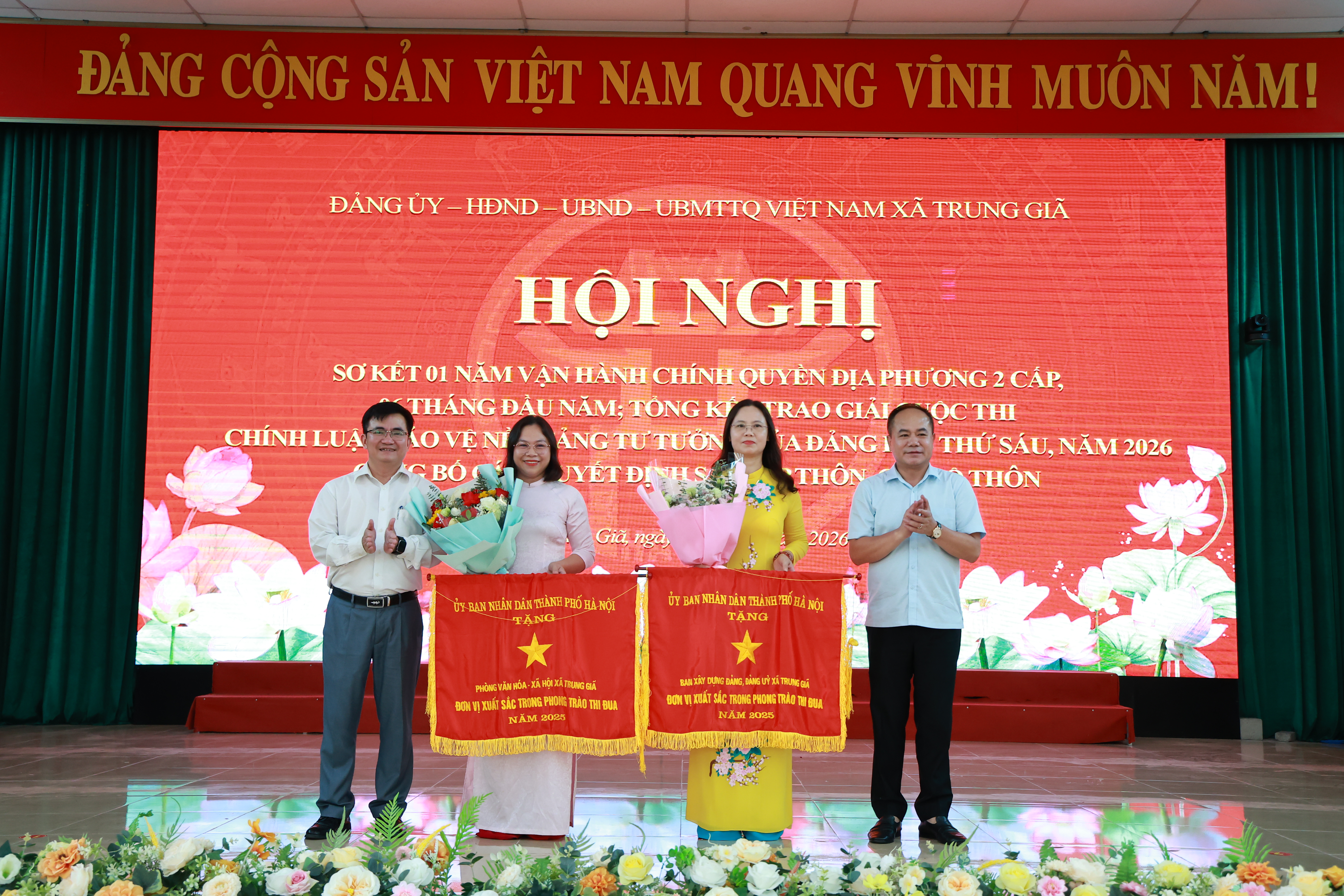 Dấu ấn sau một năm vận hành chính quyền địa phương 2 cấp ở xã Trung Giã