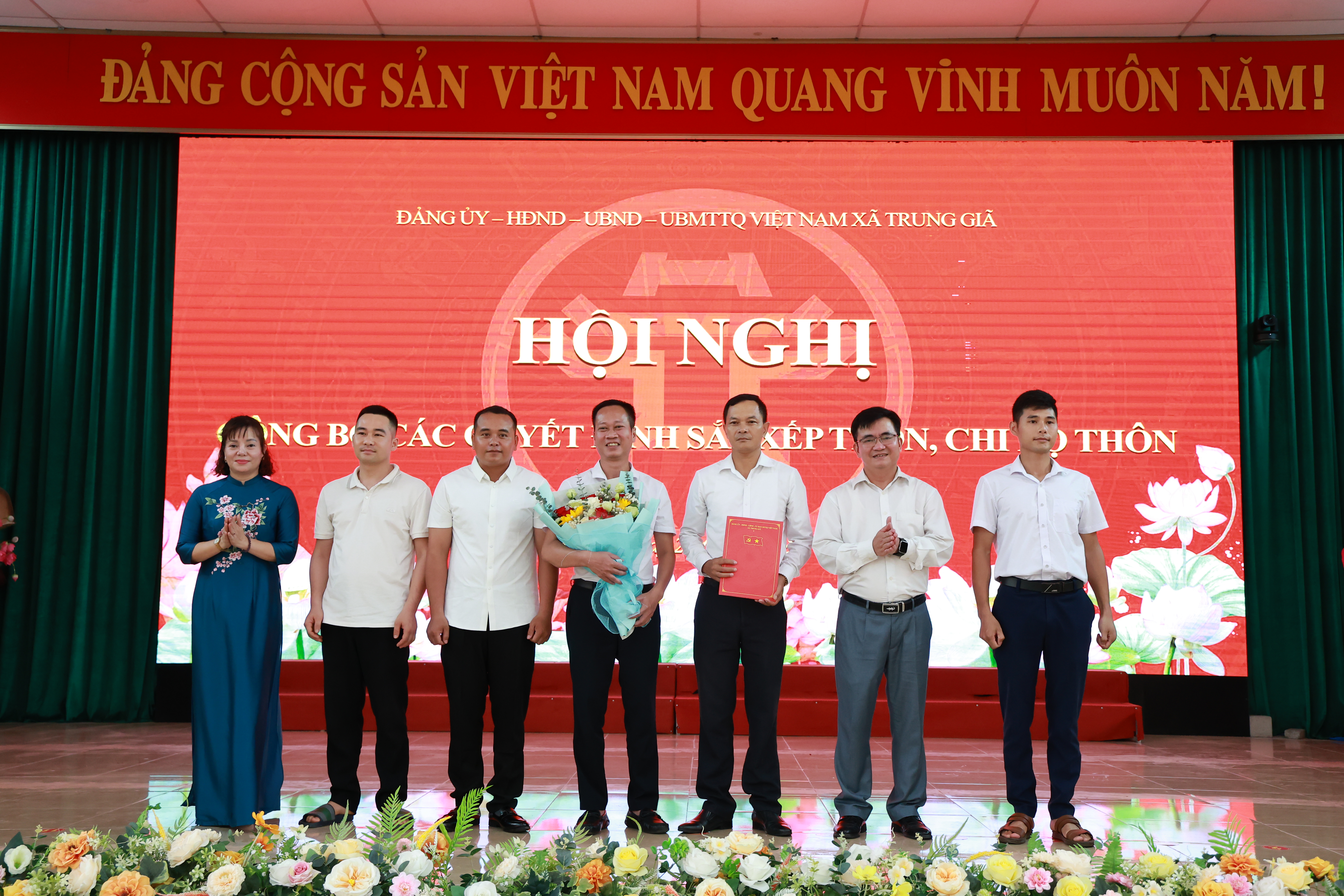 Xã Trung Giã hoàn tất sắp xếp đơn vị thôn, kiện toàn tổ chức Đảng đồng bộ sau sáp nhập
