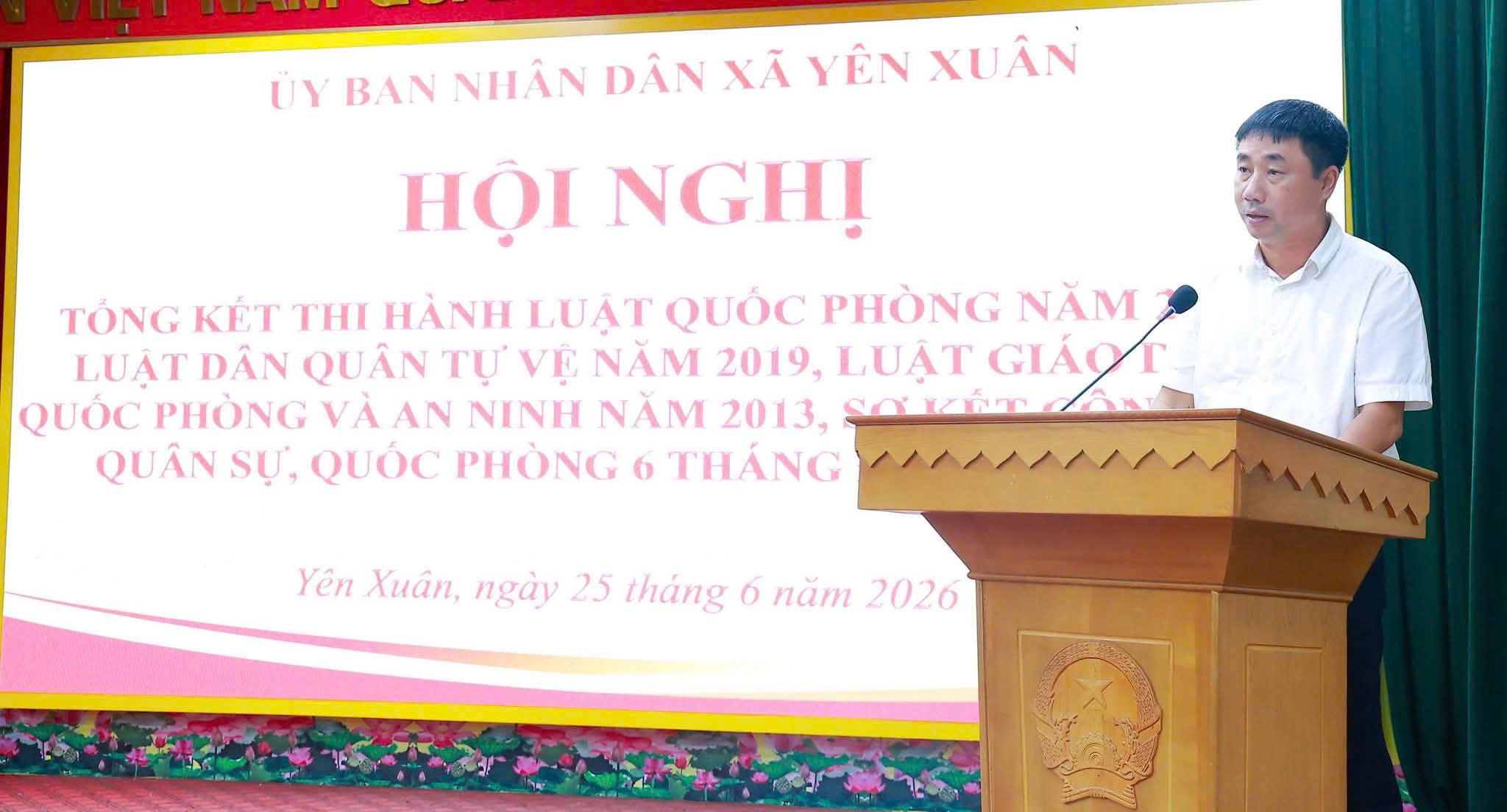 Xã Yên Xuân nâng cao chất lượng quốc phòng, quân sự địa phương, biểu dương nhiều tập thể, cá nhân tiêu biểu