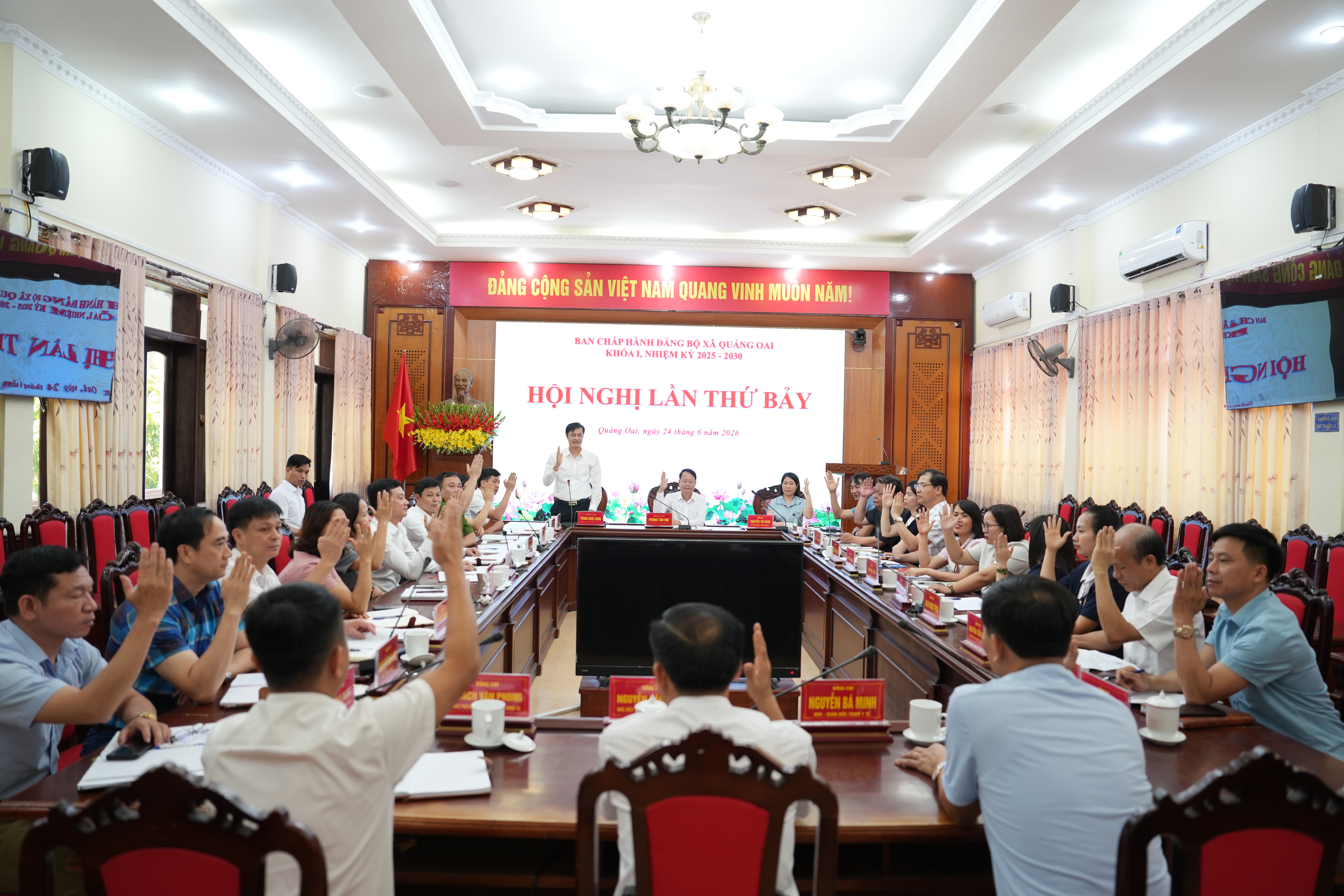 Đảng bộ xã Quảng Oai xác định nhiệm vụ trọng tâm, tạo động lực bứt phá giai đoạn 2026-2030