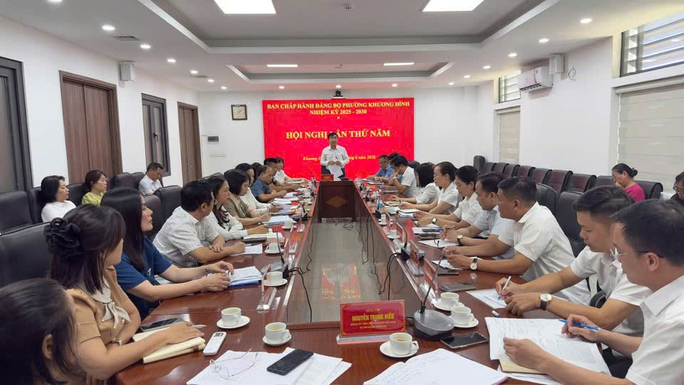 Đảng bộ phường Khương Đình đề ra nhiều nhiệm vụ đột phá cho 6 tháng cuối năm 2026