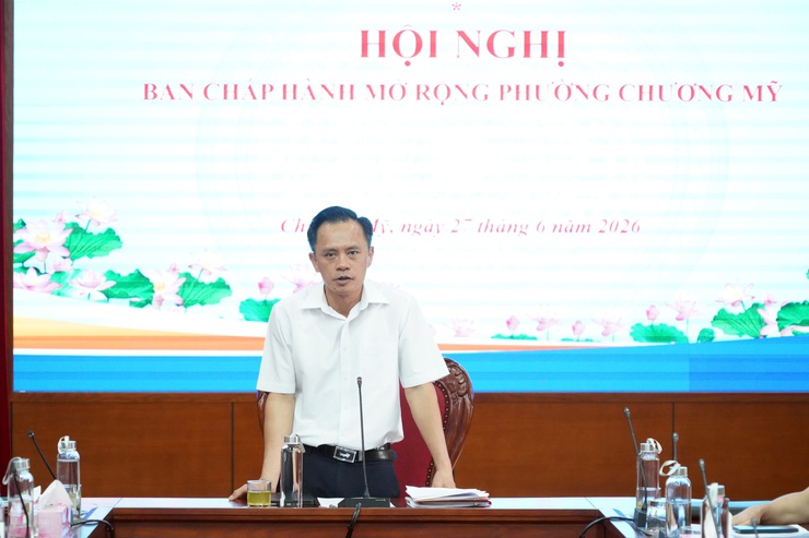 Phường Chương Mỹ thống nhất Đề án kiện toàn chức danh bí thư, phó bí thư chi bộ tổ dân phố