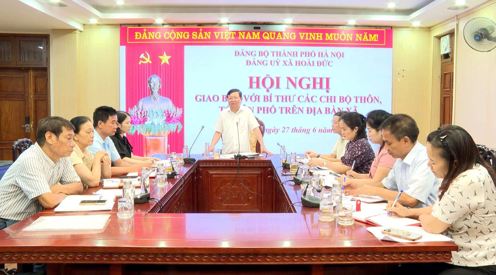 Xã Hoài Đức: Tập trung thực hiện các nhiệm vụ trọng tâm, quyết tâm hoàn thành chỉ tiêu năm 2026