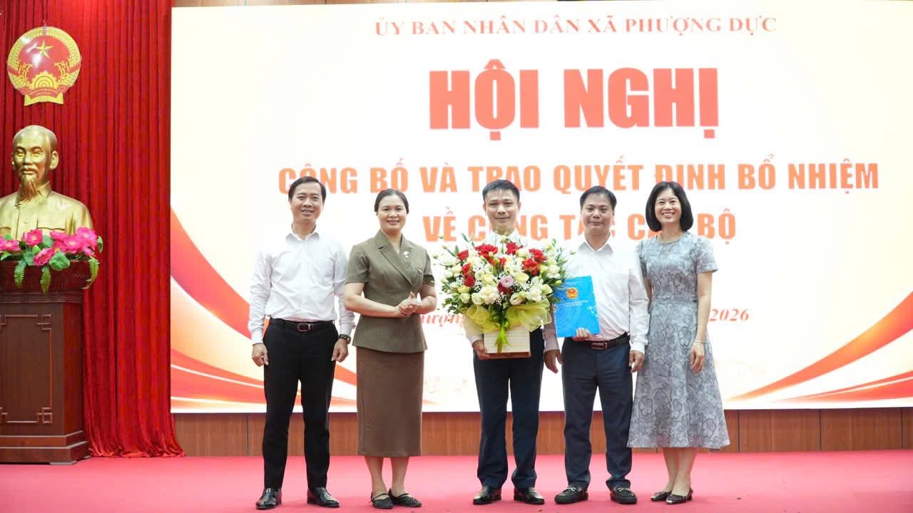 Xã Phượng Dực bổ nhiệm Phó Trưởng phòng Văn hóa và Xã hội