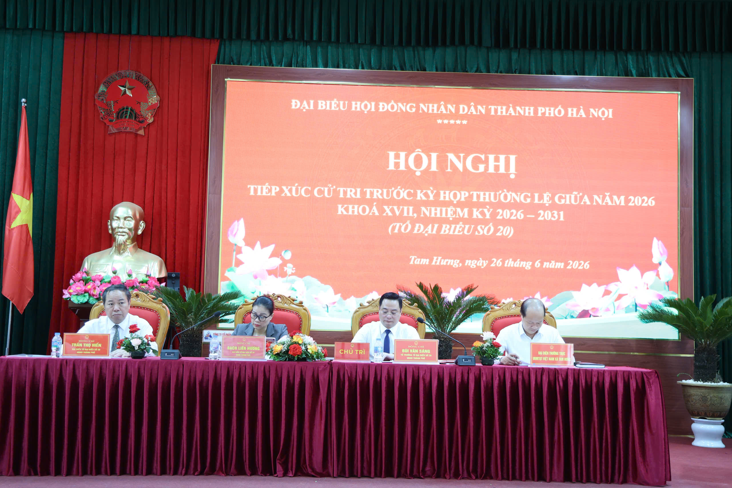 HĐND thành phố Hà Nội lắng nghe kiến nghị cử tri trước kỳ họp giữa năm