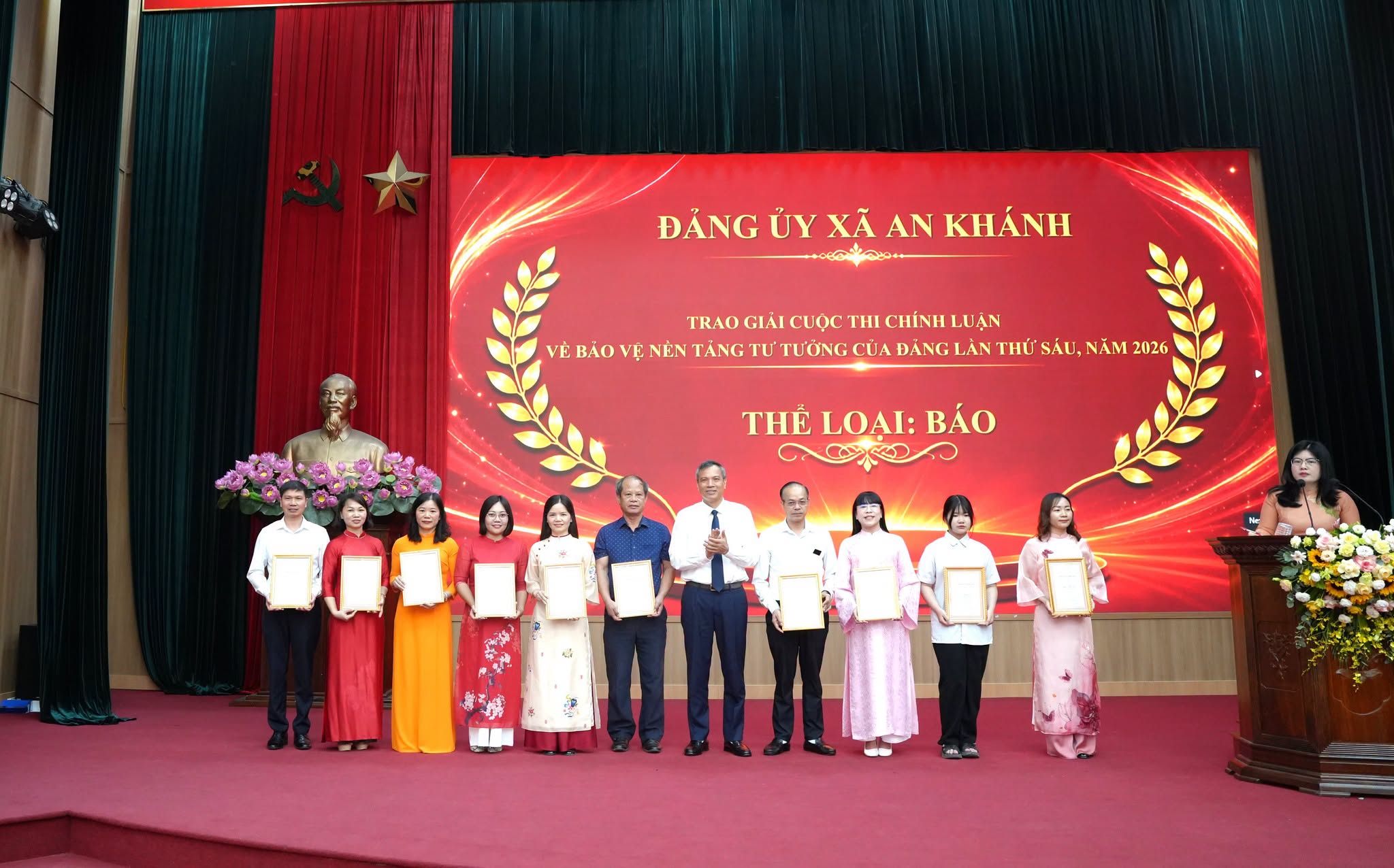 Đảng bộ xã An Khánh lan tỏa sức mạnh chính luận, tôn vinh các tác phẩm bảo vệ nền tảng tư tưởng của Đảng