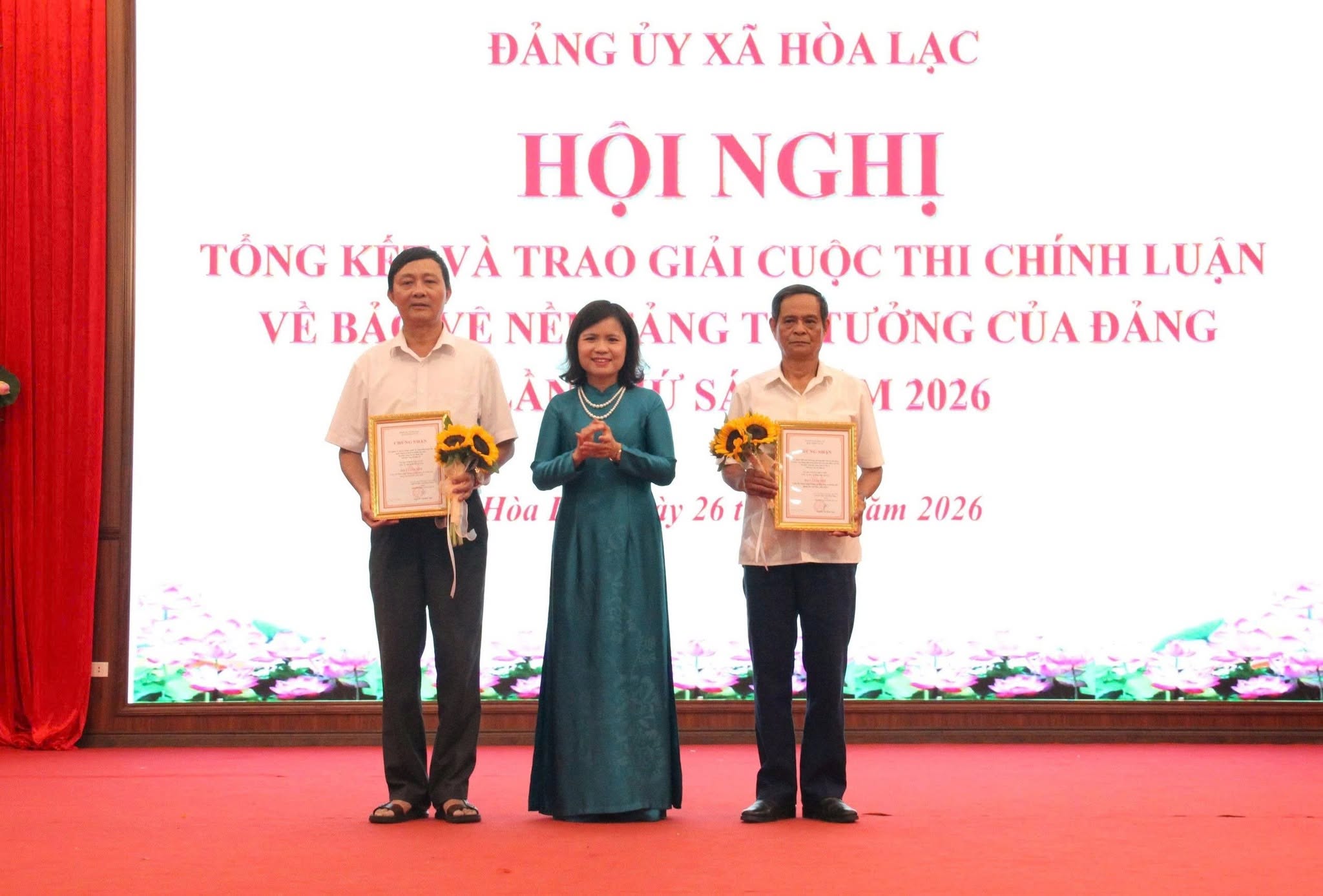 Xã Hòa Lạc: Hơn 1.100 tác phẩm hưởng ứng Cuộc thi chính luận, lan tỏa trách nhiệm bảo vệ nền tảng tư tưởng của Đảng