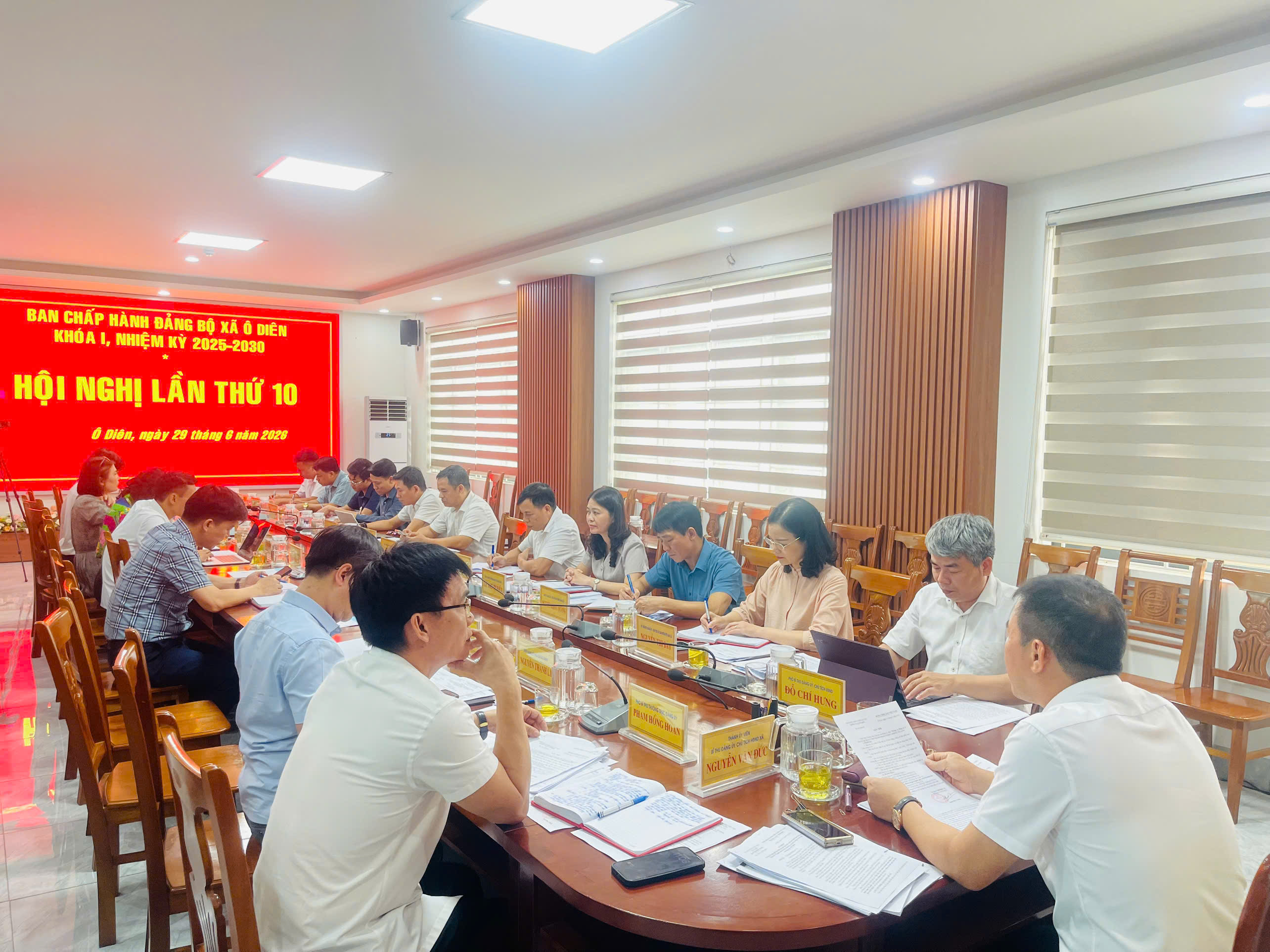 Đảng bộ xã Ô Diên thống nhất nhiều quyết sách quan trọng, tạo động lực phát triển giai đoạn 2026-2030