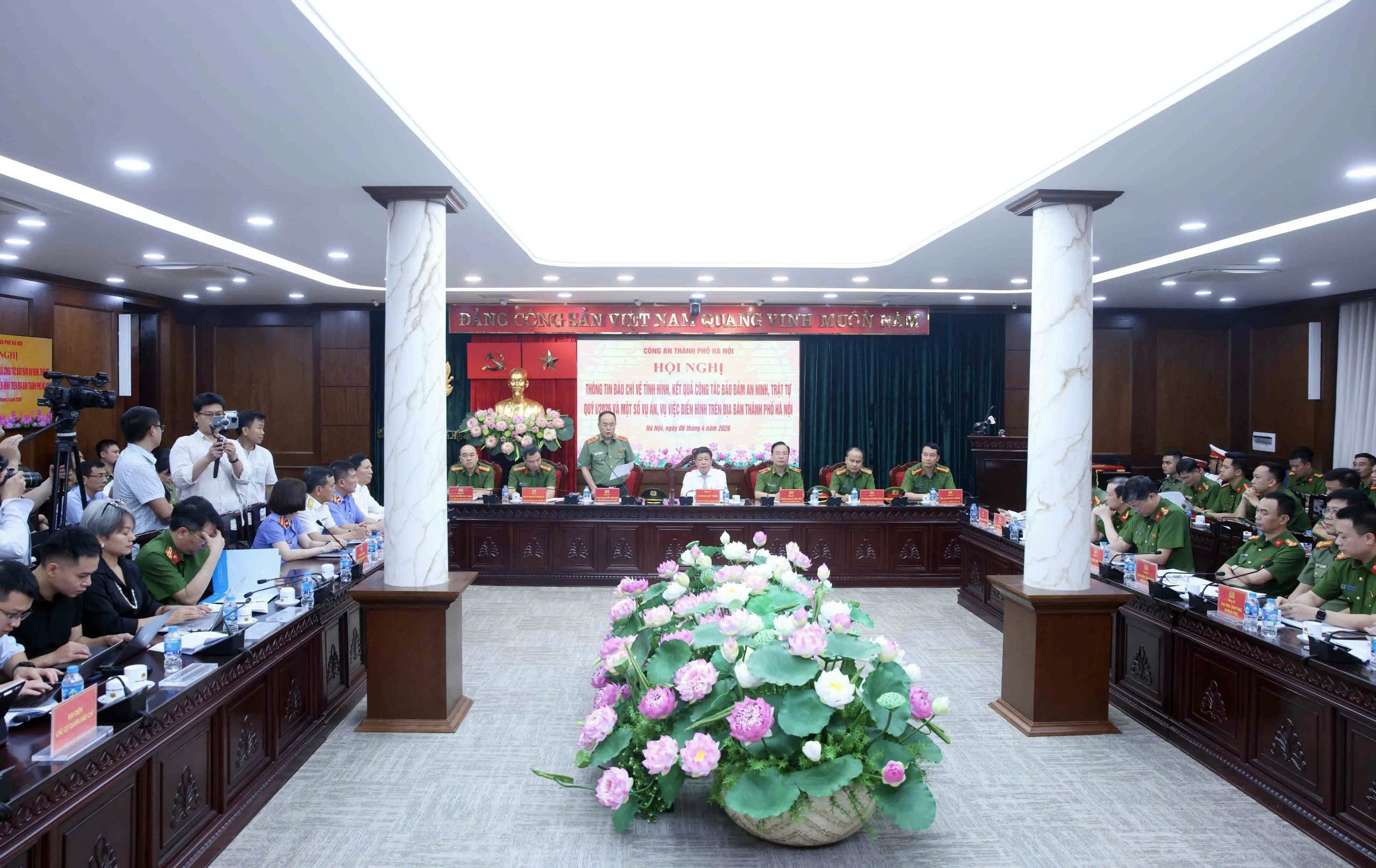 Công an thành phố Hà Nội công bố kết quả công tác quý I-2026, quyết liệt xử lý các “điểm nghẽn” về an ninh, trật tự