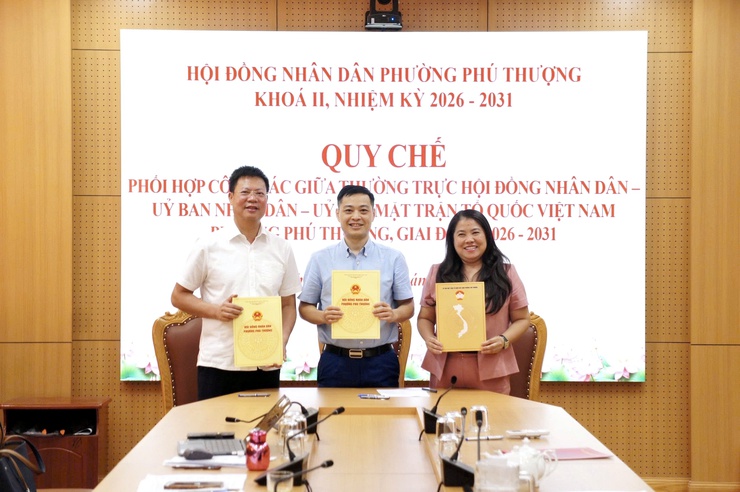 Phường Phú Thượng chủ động chuẩn bị kỳ họp giữa năm 2026, tăng cường phối hợp nâng cao chất lượng hoạt động HĐND