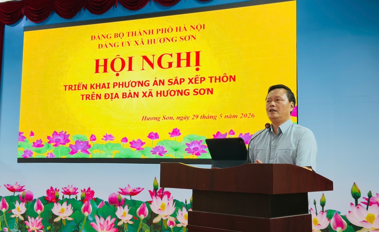 Xã Hương Sơn thống nhất phương án sắp xếp các thôn, nâng cao hiệu quả hoạt động ở cơ sở