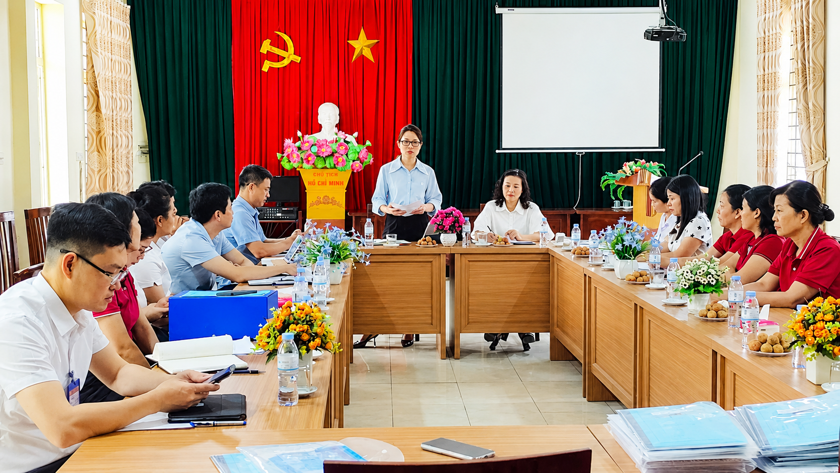 Xã Quốc Oai tăng cường kiểm tra thực hiện Quy chế dân chủ tại các cơ sở giáo dục