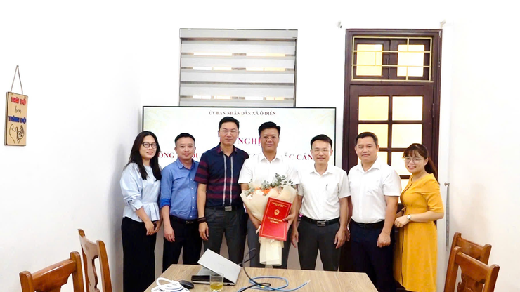 Xã Ô Diên kiện toàn lãnh đạo Ban Quản lý dự án đầu tư - hạ tầng, tăng cường năng lực quản lý các công trình trọng điểm