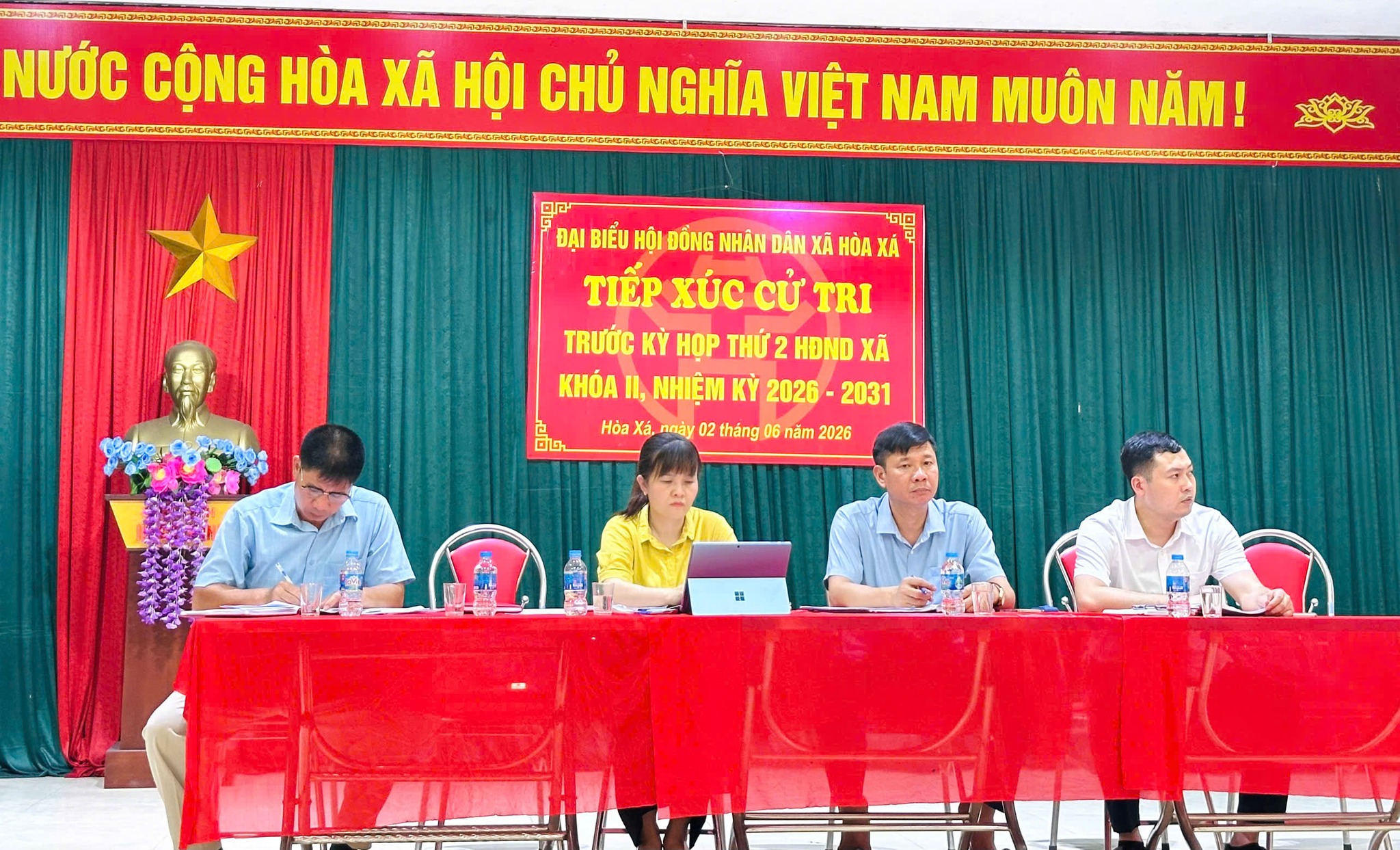 Xã Hòa Xá phát huy dân chủ, lắng nghe ý kiến nhân dân trước kỳ họp thứ 2 HĐND xã khóa II, nhiệm kỳ 2026-2031